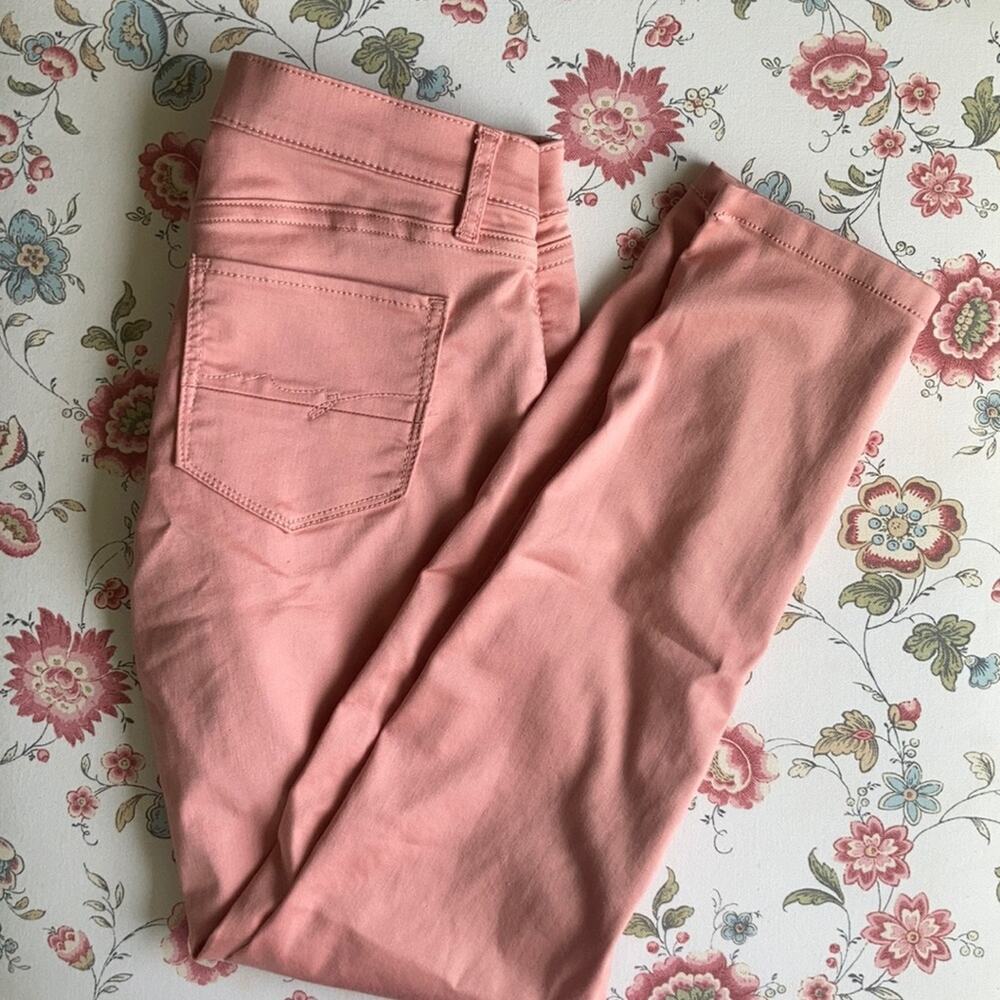 New York & Co. Pink Skinny Jeans, Size 2